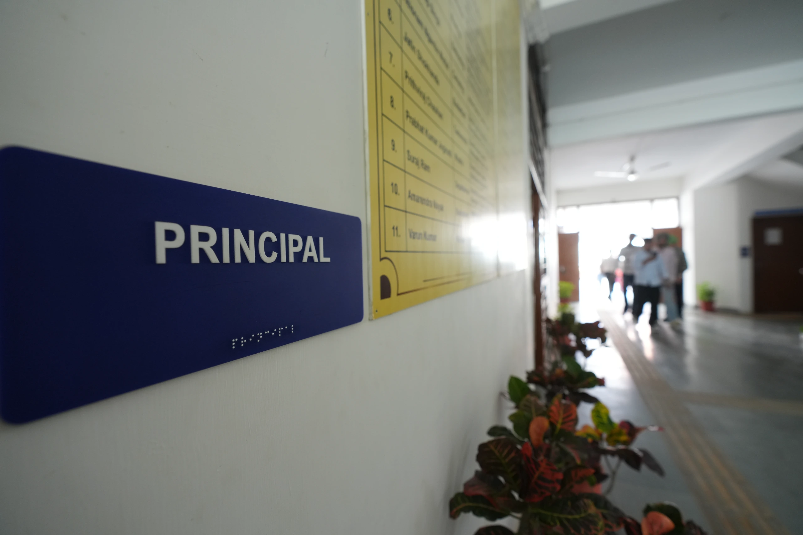 Braille & directional signage